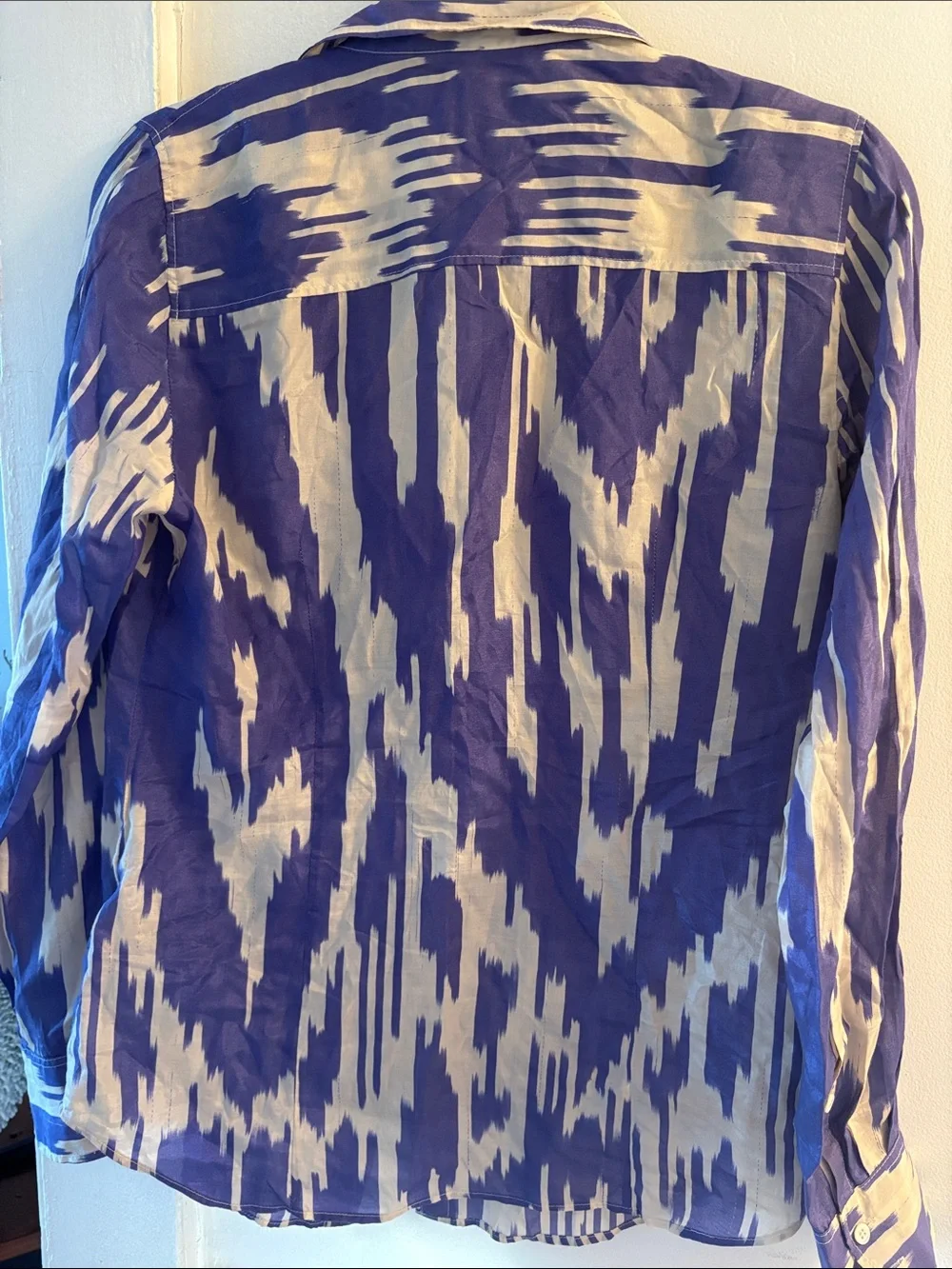 J. Crew Ikat print Button-Up Shirt